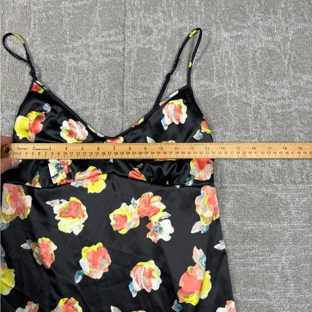 Heidi klum Satin Floral Eau De Intimate Robe Slip Set Size Medium - Picture 9 of 11